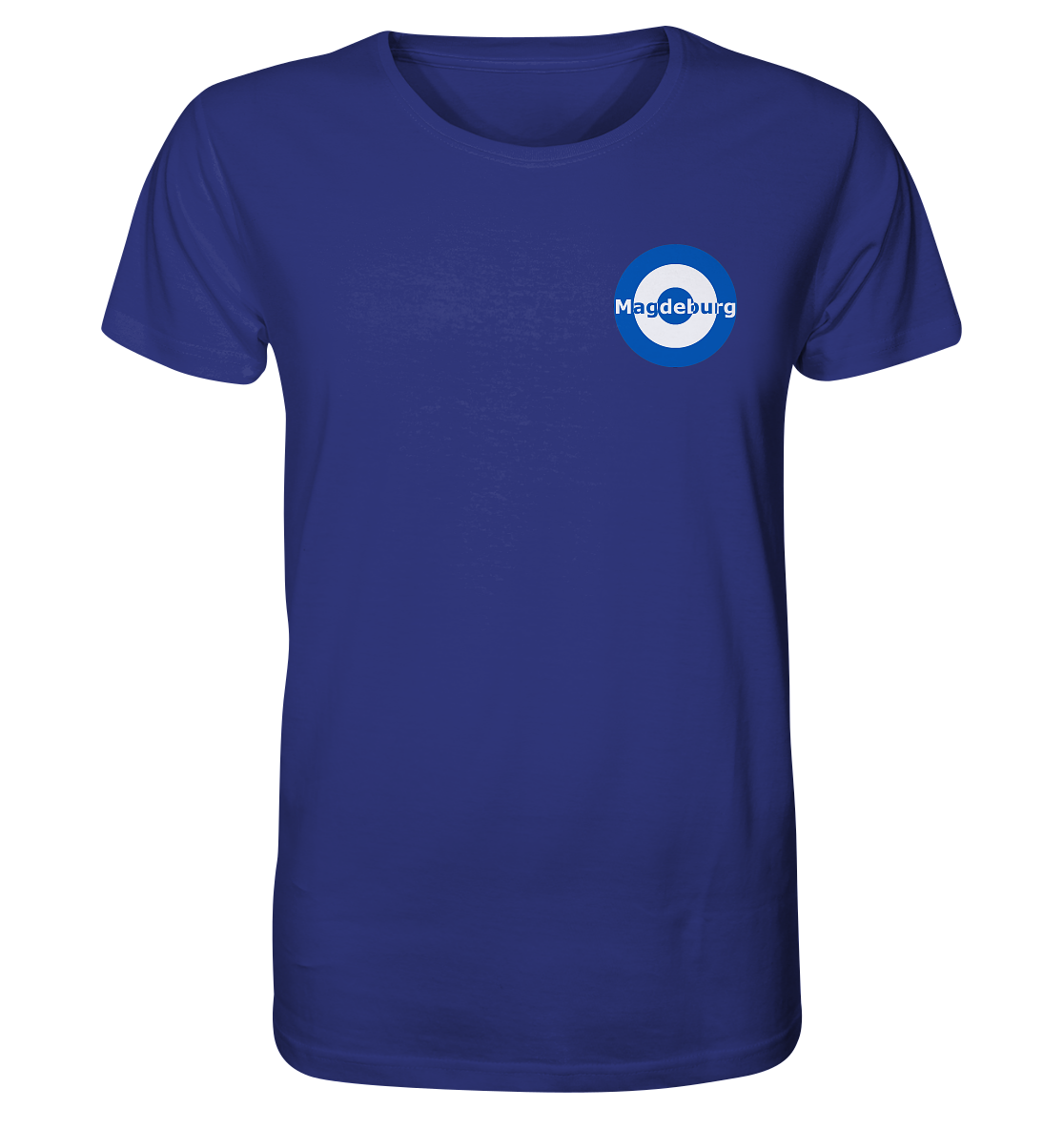 Magdeburg Fan-T-Shirt Kokarde klein "Magdeburg" - Organic Shirt Magdeburg Fan-T-Shirt Kokarde klein "Magdeburg" - Organic Shirt