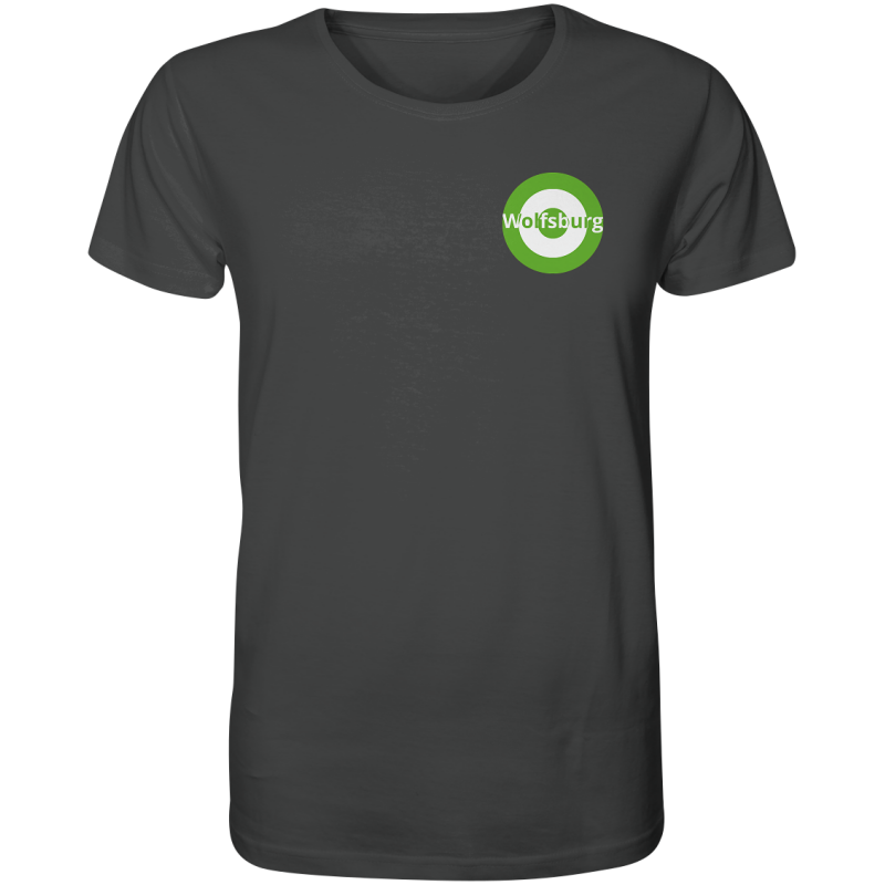 Wolfsburg Fan-T-Shirt Kokarde klein "Wolfsburg" - Organic Shirt