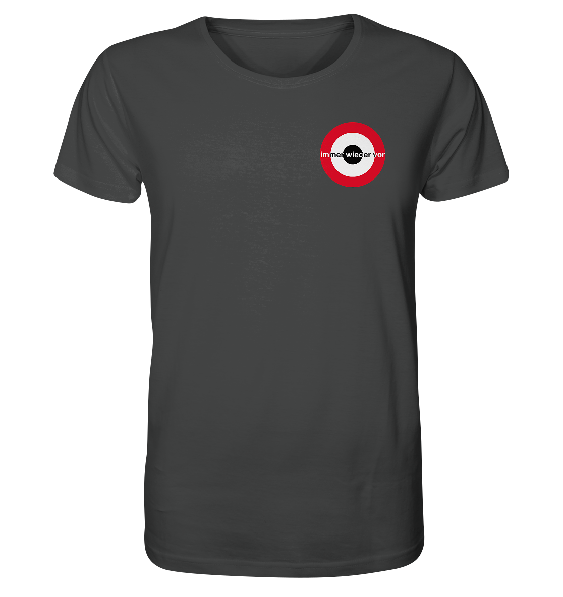 Freiburg Fan-T-Shirt Kokarde klein "immer wieder vor" - Organic Shirt Freiburg Fan-T-Shirt Kokarde klein "immer wieder vor" - Organic Shirt