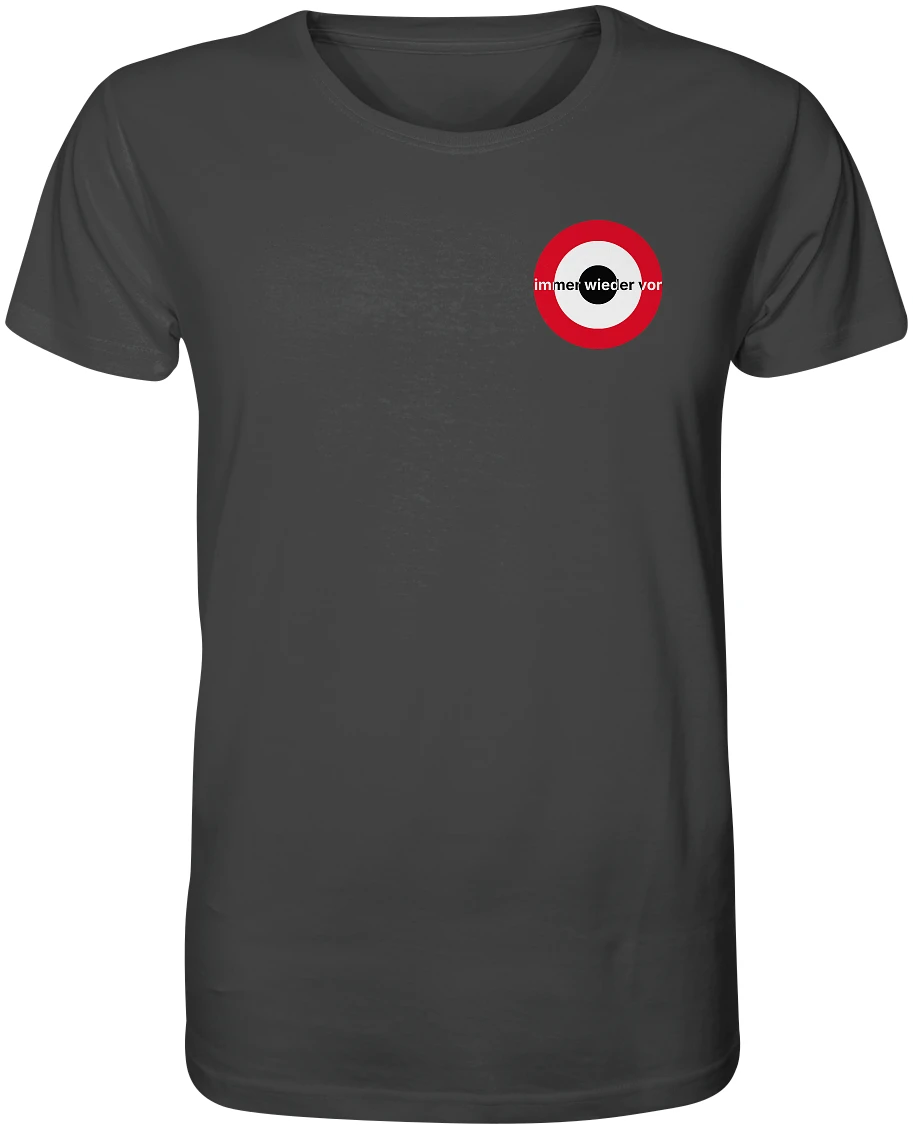 Freiburg Fan-T-Shirt Kokarde klein "immer wieder vor" - Organic Shirt Freiburg Fan-T-Shirt Kokarde klein "immer wieder vor" - Organic Shirt