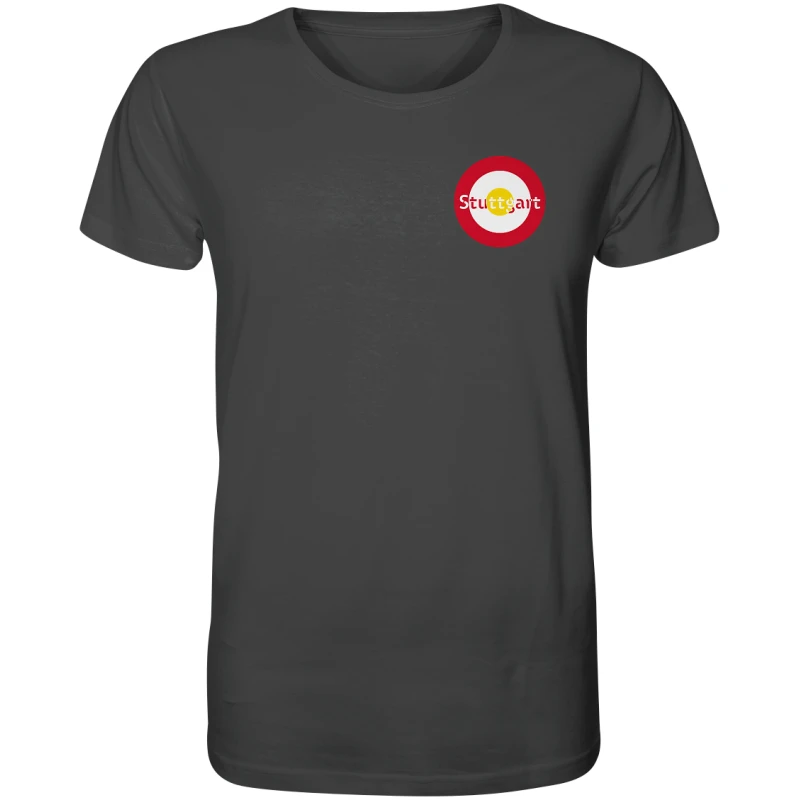 Stuttgart Fan-T-Shirt Kokarde klein "Stuttgart" - Organic Shirt