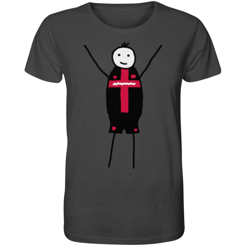 Leverkusen Fan-T-Shirt Strichmännchen - Organic Shirt