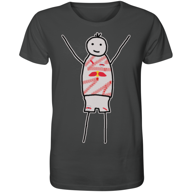 Leipzig Fan-T-Shirt Strichmännchen - Organic Shirt