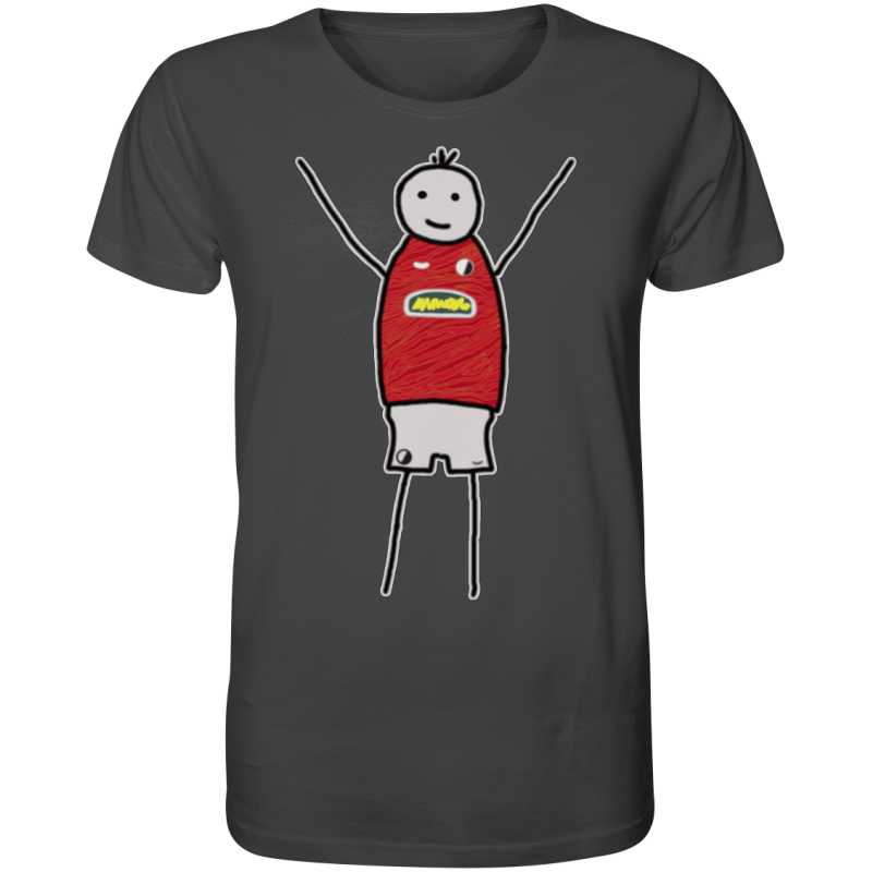 Freiburg Fan-T-Shirt Strichmännchen - Organic Shirt