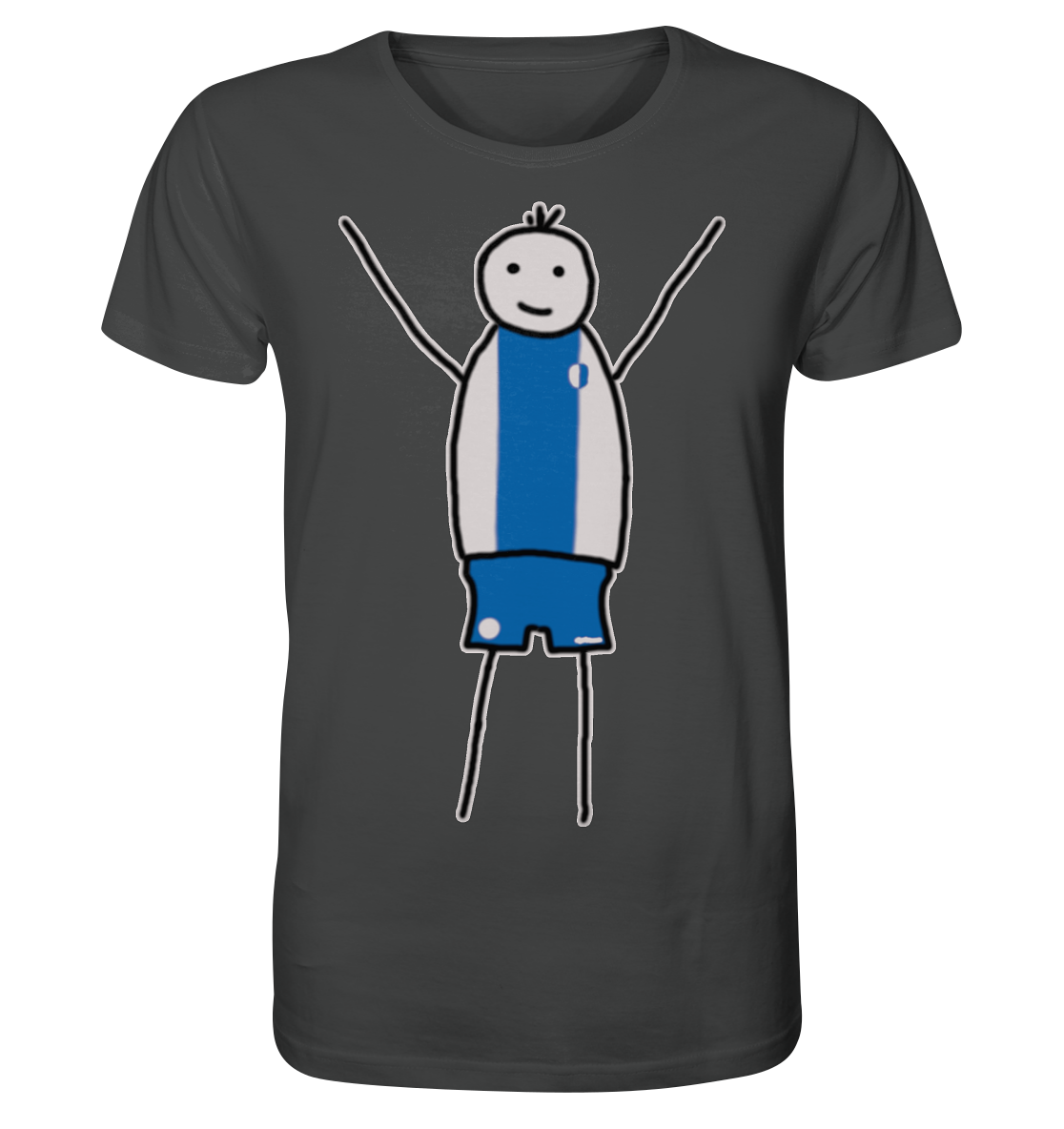 Magdeburg Fan-T-Shirt Strichmännchen - Organic Shirt Magdeburg Fan-T-Shirt Strichmännchen - Organic Shirt