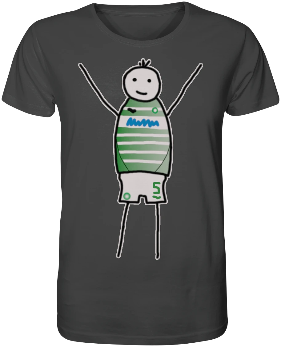 Fürth Fan-T-Shirt Strichmännchen - Organic Shirt Fürth Fan-T-Shirt Strichmännchen - Organic Shirt