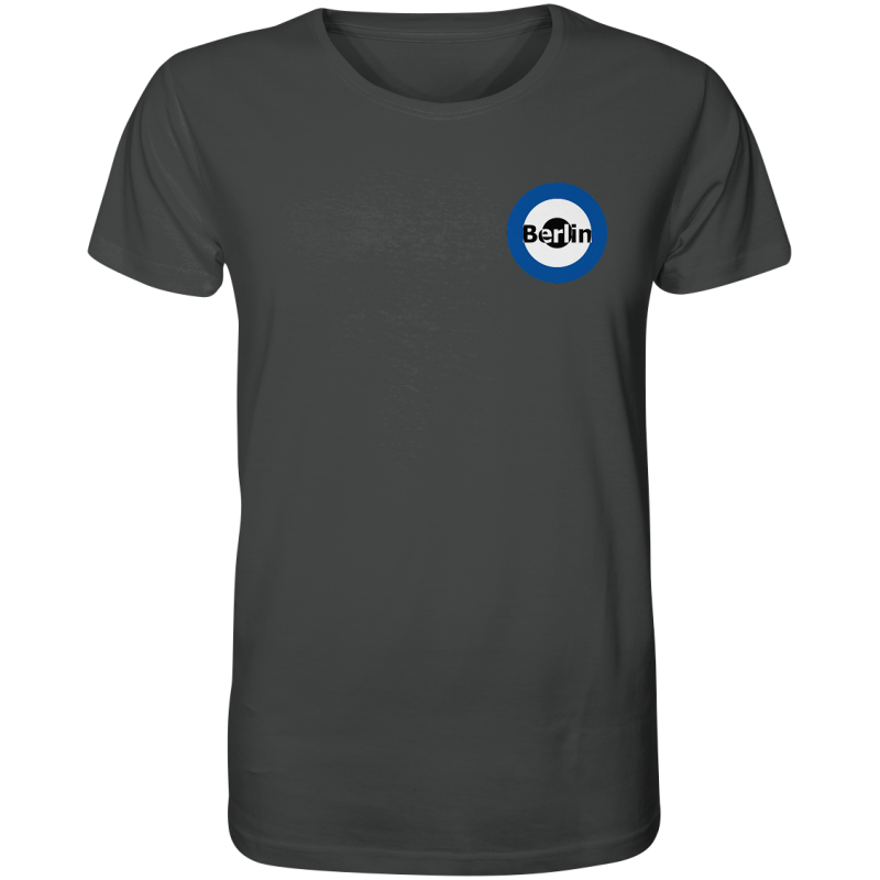 Berlin Fan T-Shirt Kokarde klein "Berlin" - Organic Shirt