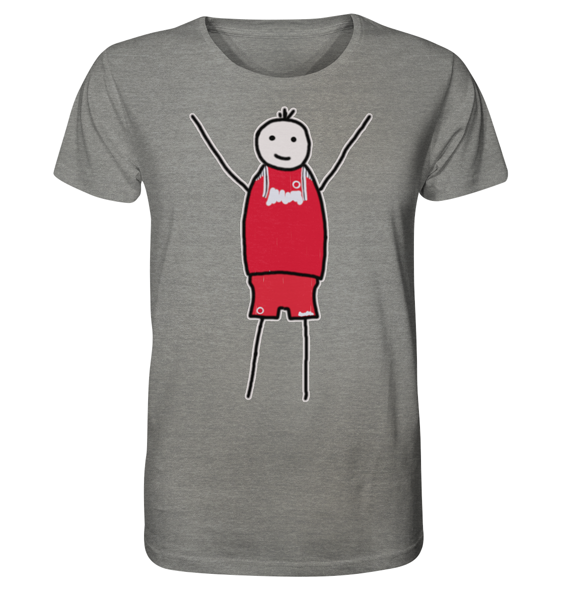 Kaiserslautern Fan-T-Shirt Strichmännchen - Organic Shirt Kaiserslautern Fan-T-Shirt Strichmännchen - Organic Shirt
