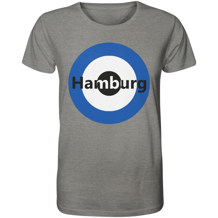 Hamburg Fan-T-Shirt Kokarde groß "Hamburg" - Organic Shirt