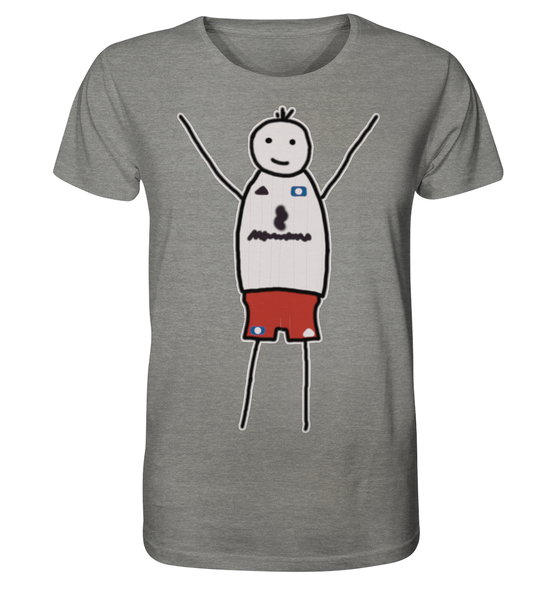 Hamburg Fan-T-Shirt Strichmänchen - Organic Shirt Hamburg Fan-T-Shirt Strichmänchen - Organic Shirt