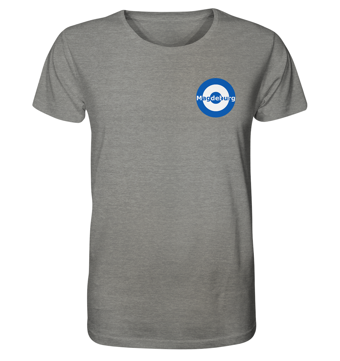 Magdeburg Fan-T-Shirt Kokarde klein "Magdeburg" - Organic Shirt Magdeburg Fan-T-Shirt Kokarde klein "Magdeburg" - Organic Shirt
