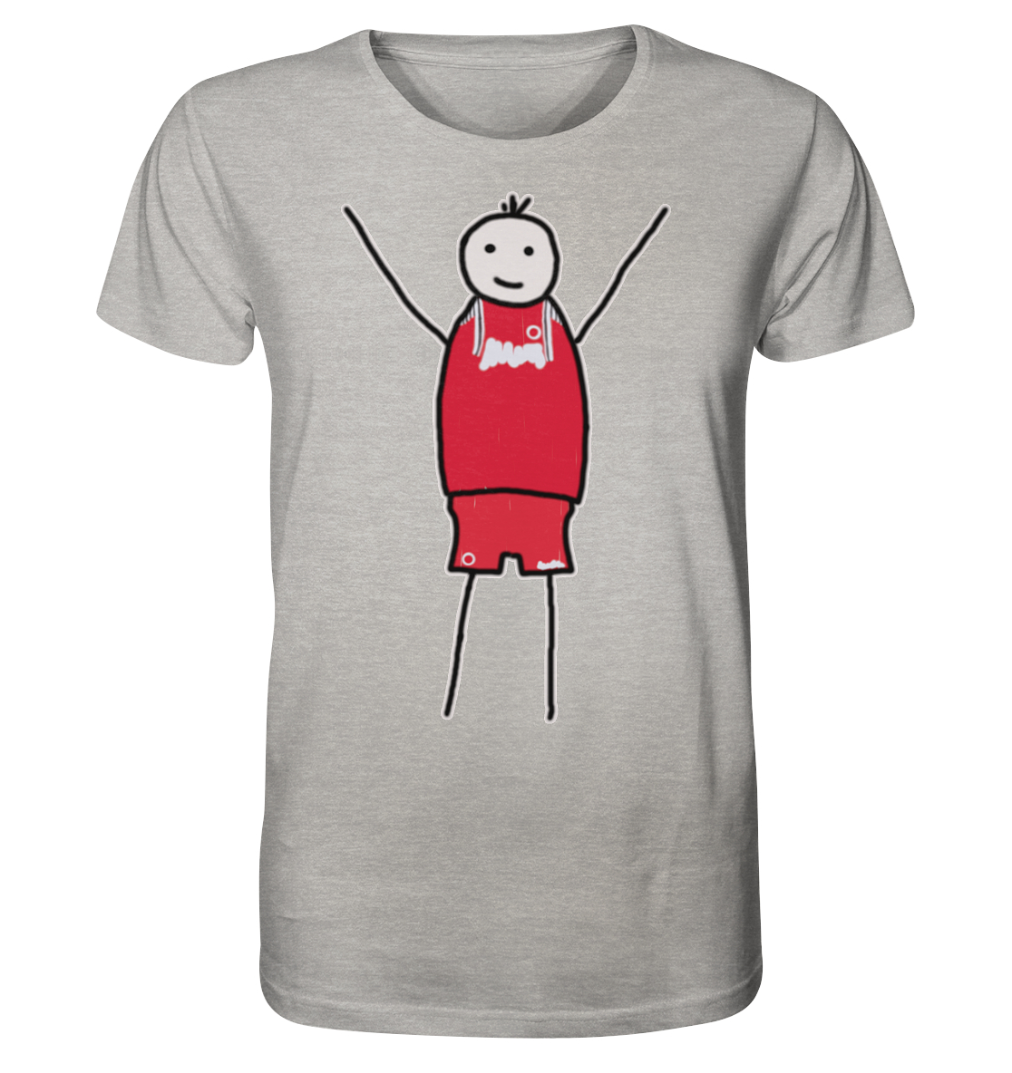 Kaiserslautern Fan-T-Shirt Strichmännchen - Organic Shirt Kaiserslautern Fan-T-Shirt Strichmännchen - Organic Shirt