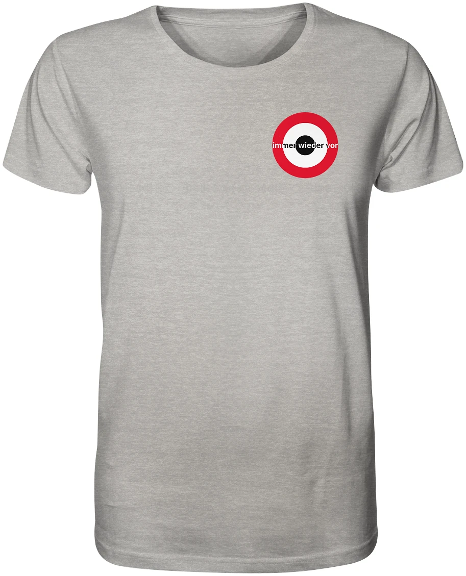 Freiburg Fan-T-Shirt Kokarde klein "immer wieder vor" - Organic Shirt Freiburg Fan-T-Shirt Kokarde klein "immer wieder vor" - Organic Shirt