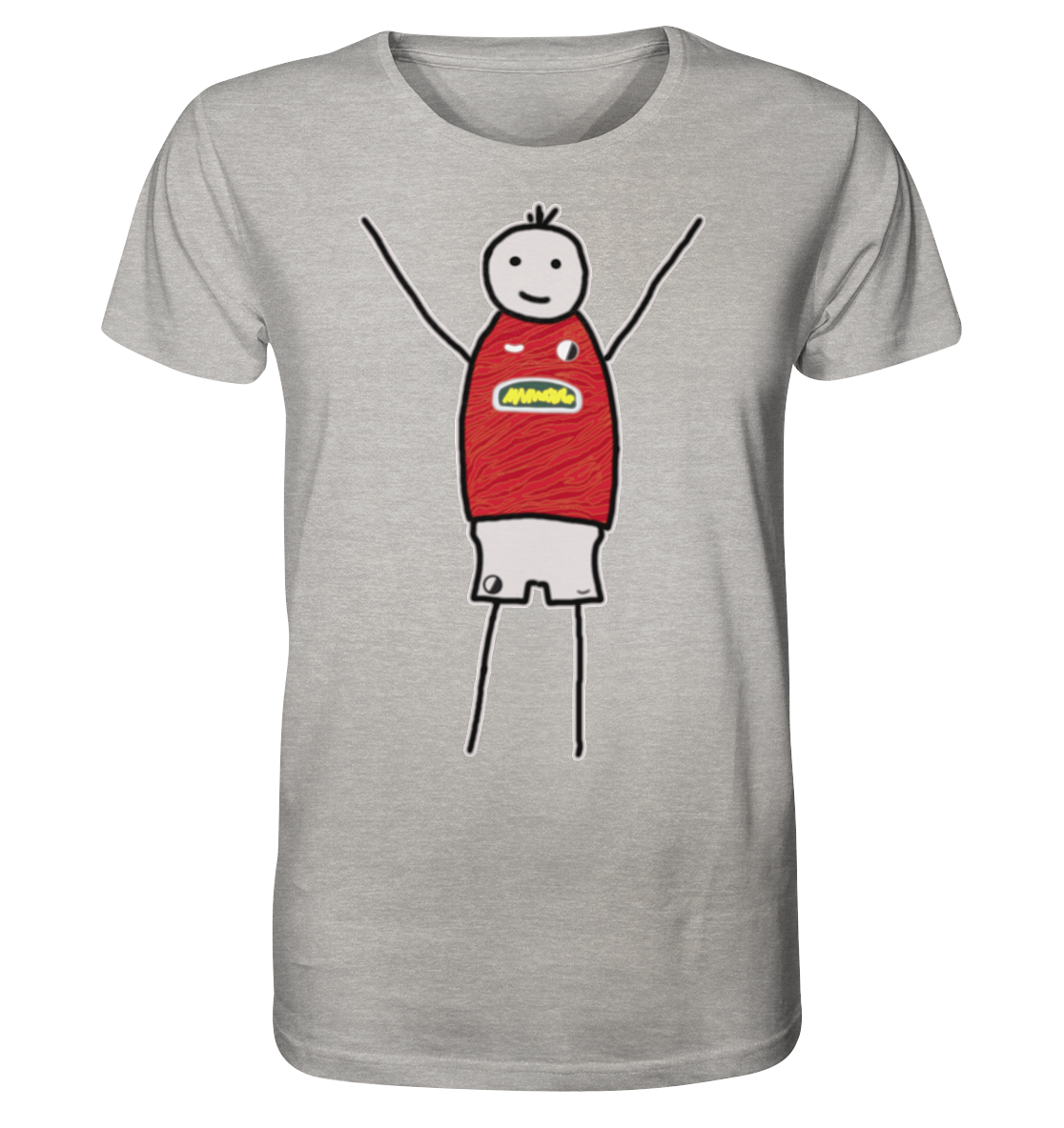 Freiburg Fan-T-Shirt Strichmännchen - Organic Shirt Freiburg Fan-T-Shirt Strichmännchen - Organic Shirt