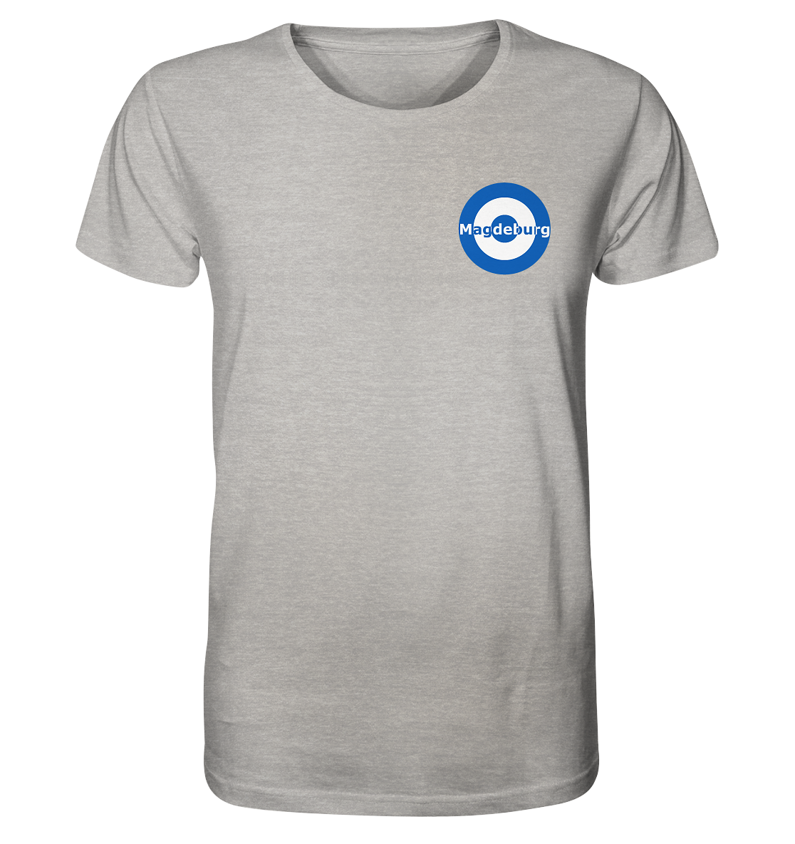 Magdeburg Fan-T-Shirt Kokarde klein "Magdeburg" - Organic Shirt Magdeburg Fan-T-Shirt Kokarde klein "Magdeburg" - Organic Shirt