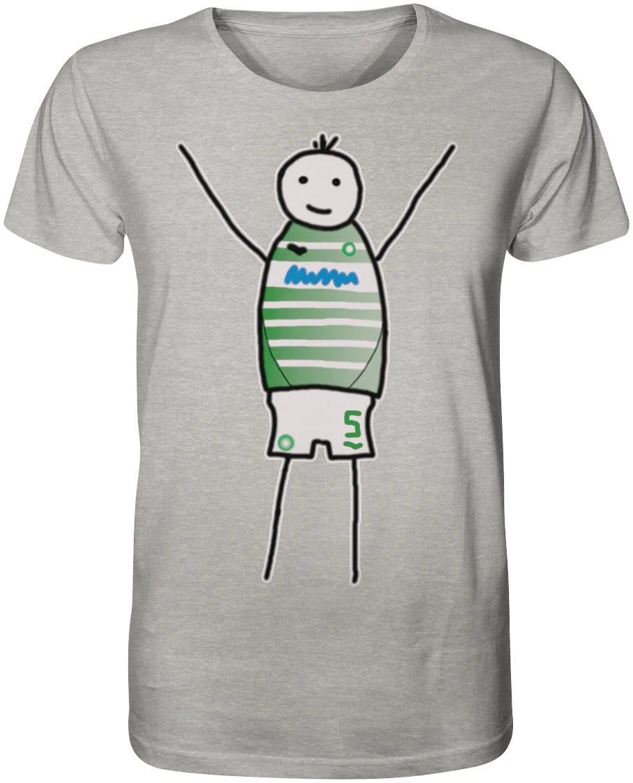 Fürth Fan-T-Shirt Strichmännchen - Organic Shirt Fürth Fan-T-Shirt Strichmännchen - Organic Shirt