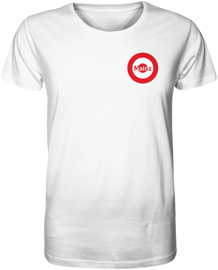 Mainz Fan-T-Shirt Kokarde klein "Mainz" - Organic Shirt Mainz Fan-T-Shirt Kokarde klein "Mainz" - Organic Shirt