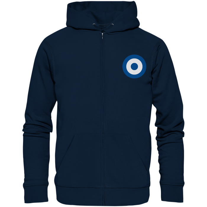 Karlsruhe Fan Zipper Kokarde klein - Organic Zipper