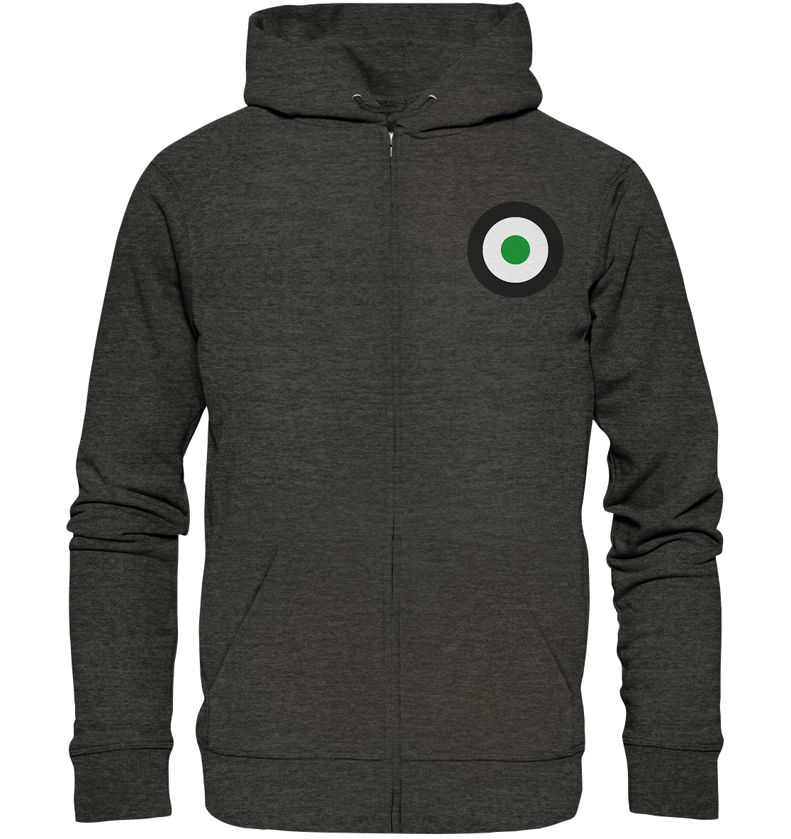 Hannover Fan Zipper Kokarde klein - Organic Zipper Hannover Fan Zipper Kokarde klein - Organic Zipper