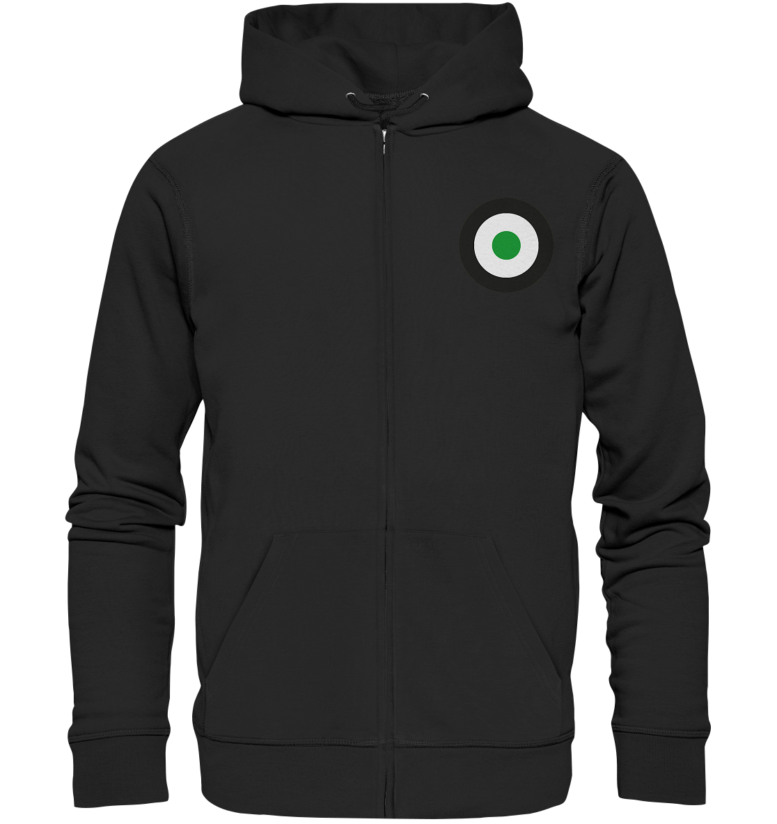 Hannover Fan Zipper Kokarde klein - Organic Zipper Hannover Fan Zipper Kokarde klein - Organic Zipper