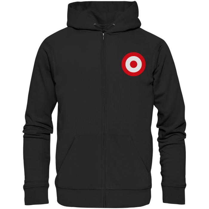 Kaiserslautern Fan Zipper Kokarde klein - Organic Zipper