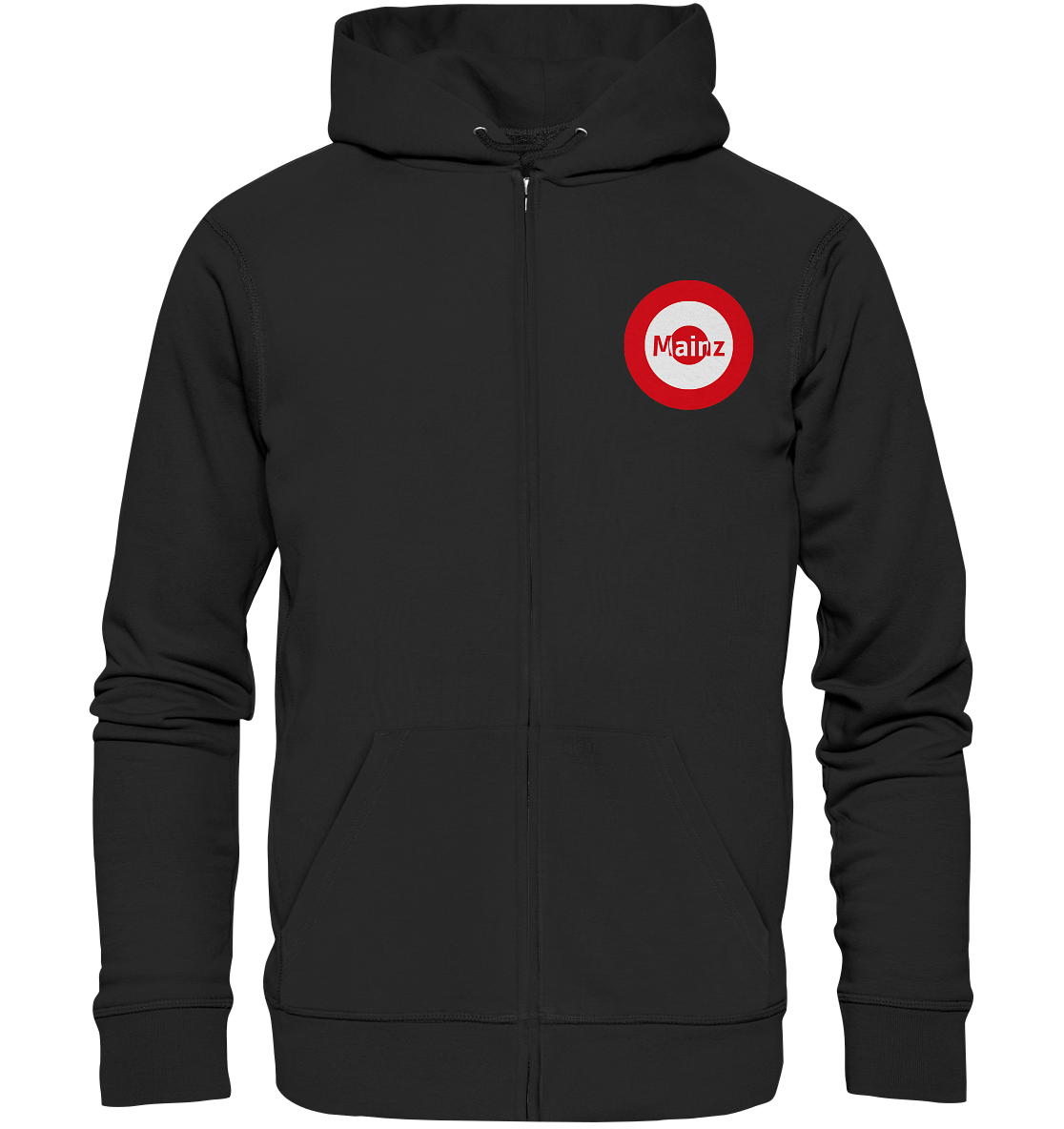 Mainz Fan-T-Shirt Kokarde klein "Mainz" - Organic Zipper Mainz Fan-T-Shirt Kokarde klein "Mainz" - Organic Zipper