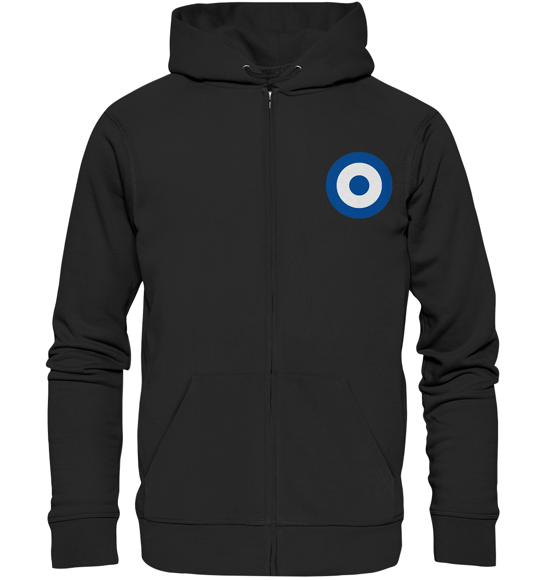 Darmstadt Fan-Zipper Kokarde klein - Organic Zipper Darmstadt Fan-Zipper Kokarde klein - Organic Zipper