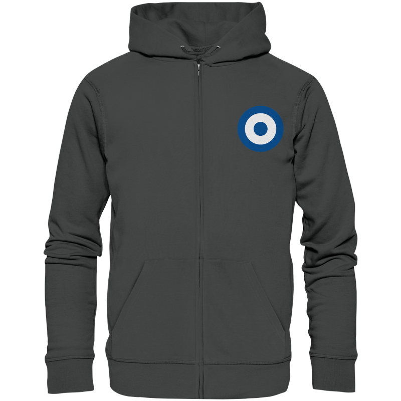 Karlsruhe Fan Zipper Kokarde klein - Organic Zipper