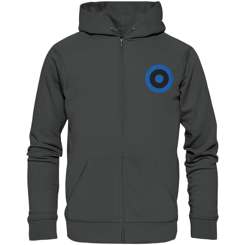 Paderborn Fan Zipper Kokarde klein - Organic Zipper