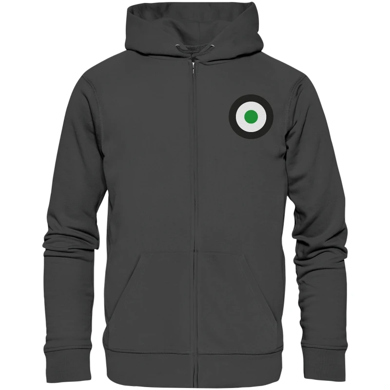 Hannover Fan Zipper Kokarde klein - Organic Zipper