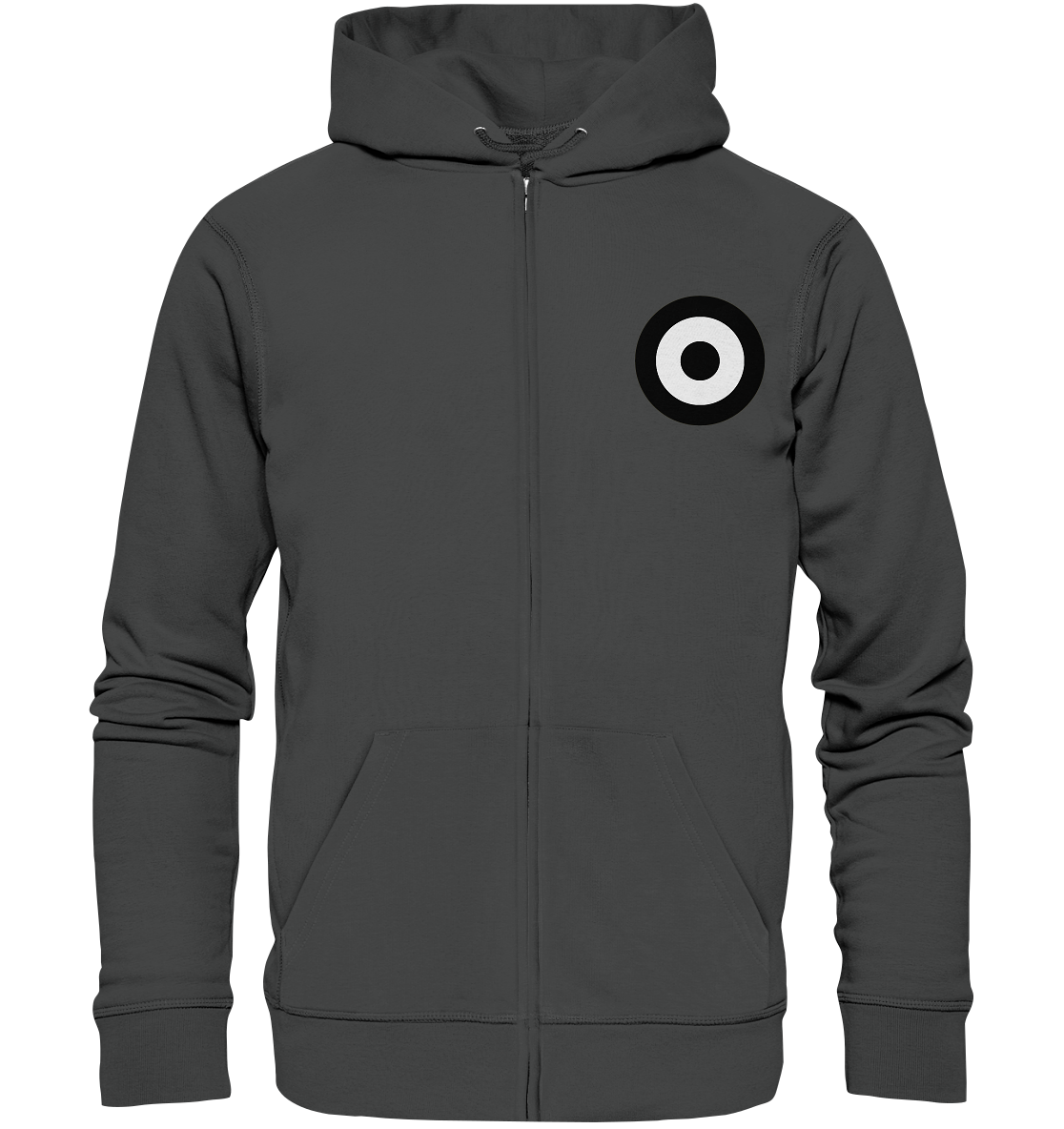 Ulm Fan Zipper Kokarde klein - Organic Zipper Ulm Fan Zipper Kokarde klein - Organic Zipper