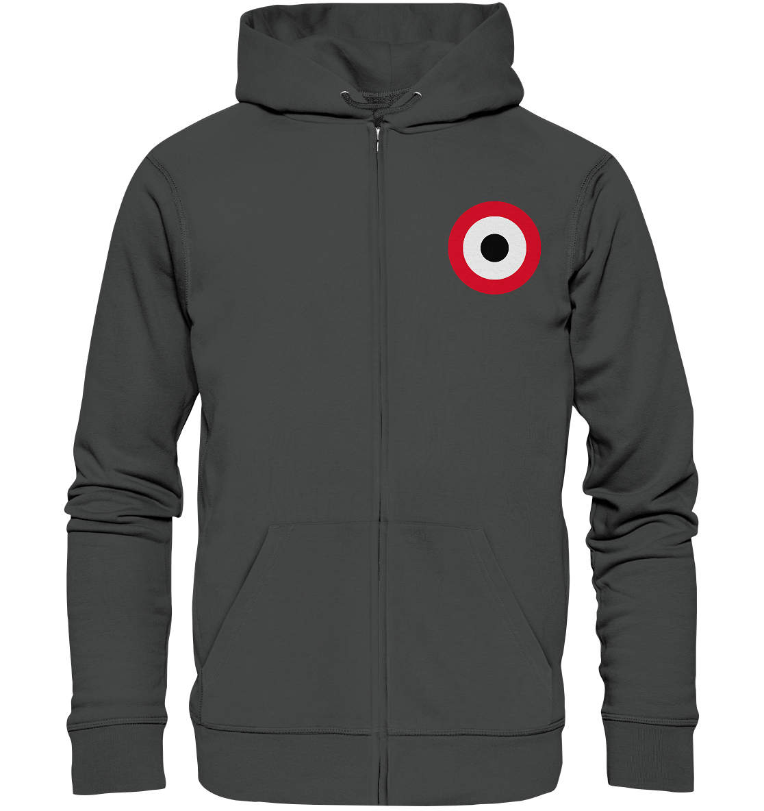 Freiburg Fan-Zipper Kokarde klein - Organic Zipper Freiburg Fan-Zipper Kokarde klein - Organic Zipper