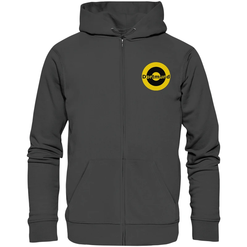 Dortmund Fan-T-Shirt Kokarde klein "Dortmund" - Organic Zipper