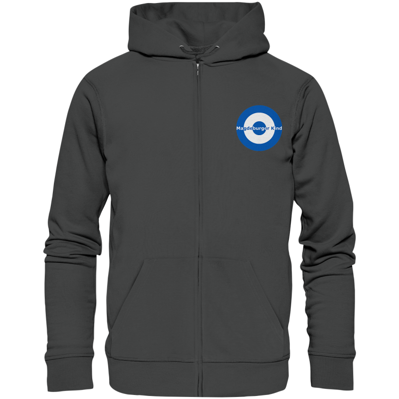 Magdeburg Fan-Zipper Kokarde klein "Magdeburger Kind" - Organic Zipper