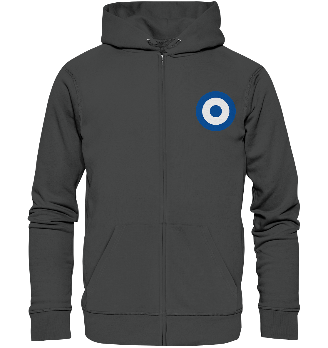Darmstadt Fan-Zipper Kokarde klein - Organic Zipper Darmstadt Fan-Zipper Kokarde klein - Organic Zipper
