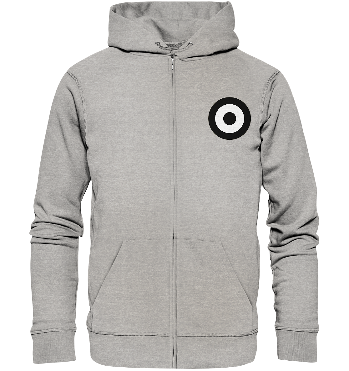 Ulm Fan Zipper Kokarde klein - Organic Zipper Ulm Fan Zipper Kokarde klein - Organic Zipper