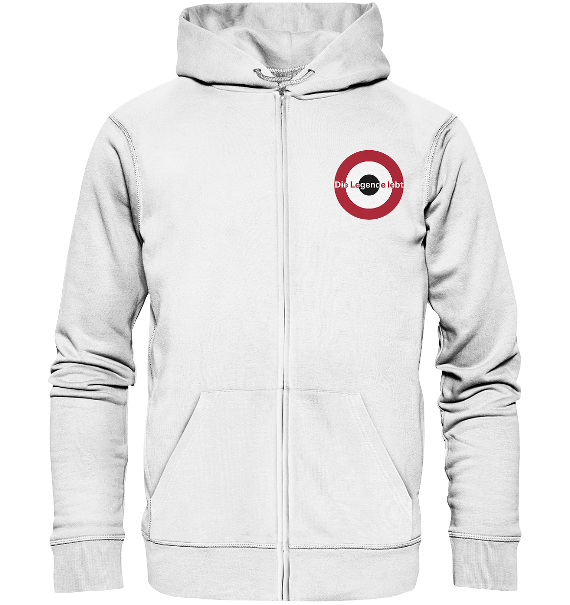 Nürnberg Fan-Zipper Kokarde klein "Die Legende ..." - Organic Zipper Nürnberg Fan-Zipper Kokarde klein "Die Legende ..." - Organic Zipper