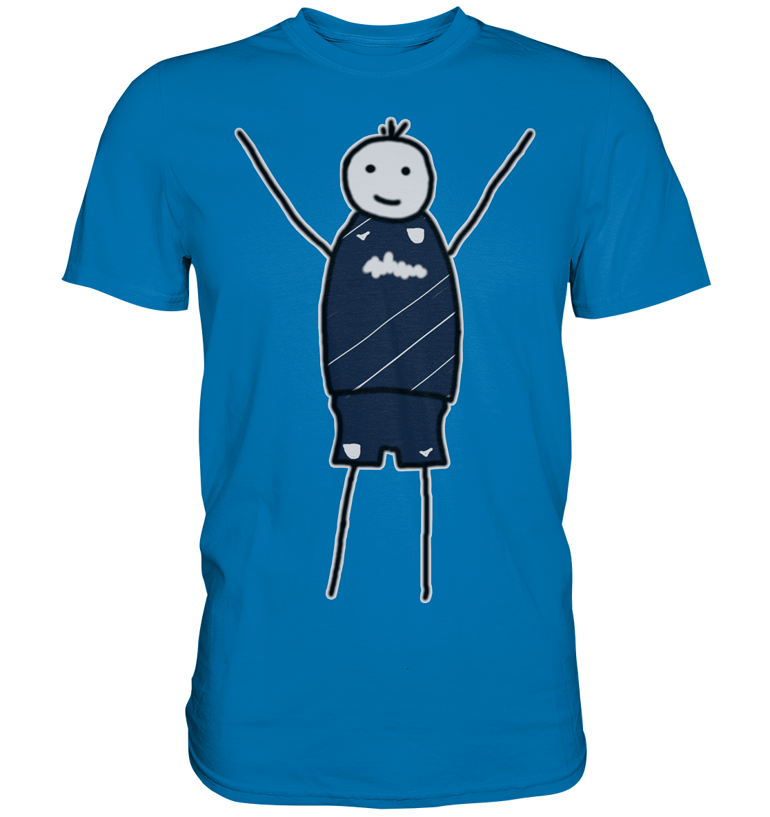 Bochum Fan T-Shirt Strichmännchen - Premium Shirt Bochum Fan T-Shirt Strichmännchen - Premium Shirt