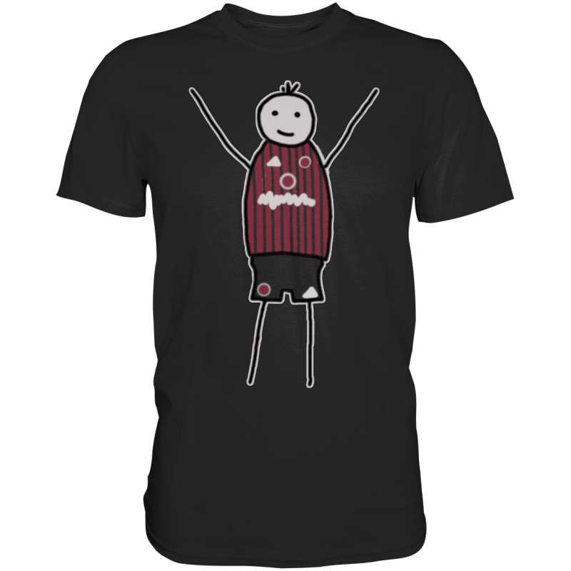 Nürnberg Fan-T-Shirt Strichmännchen - Premium Shirt Nürnberg Fan-T-Shirt Strichmännchen - Premium Shirt