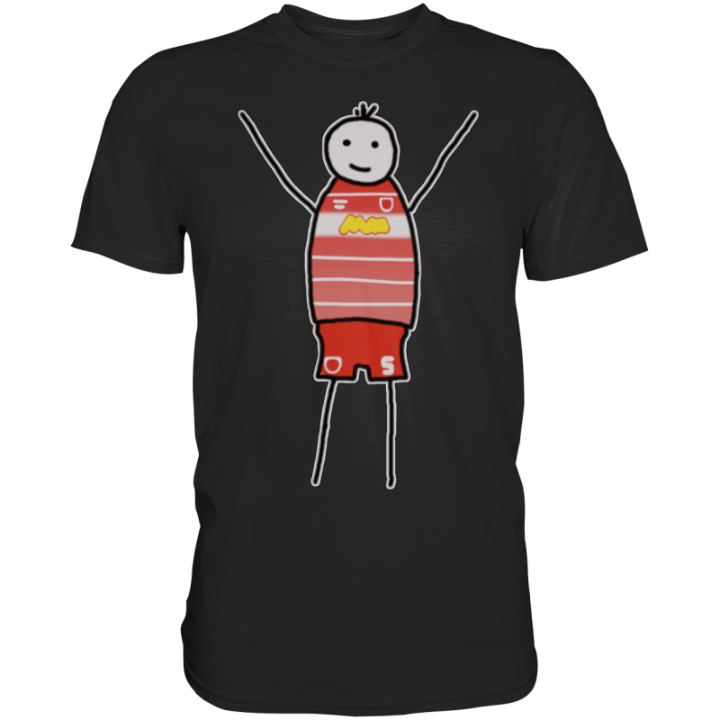 Regensburg Fan-T-Shirt Strichmännchen - Premium Shirt