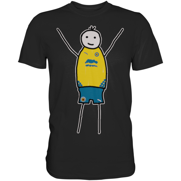 Braunschweig Fan-T-Shirt Strichmännchen - Premium Shirt
