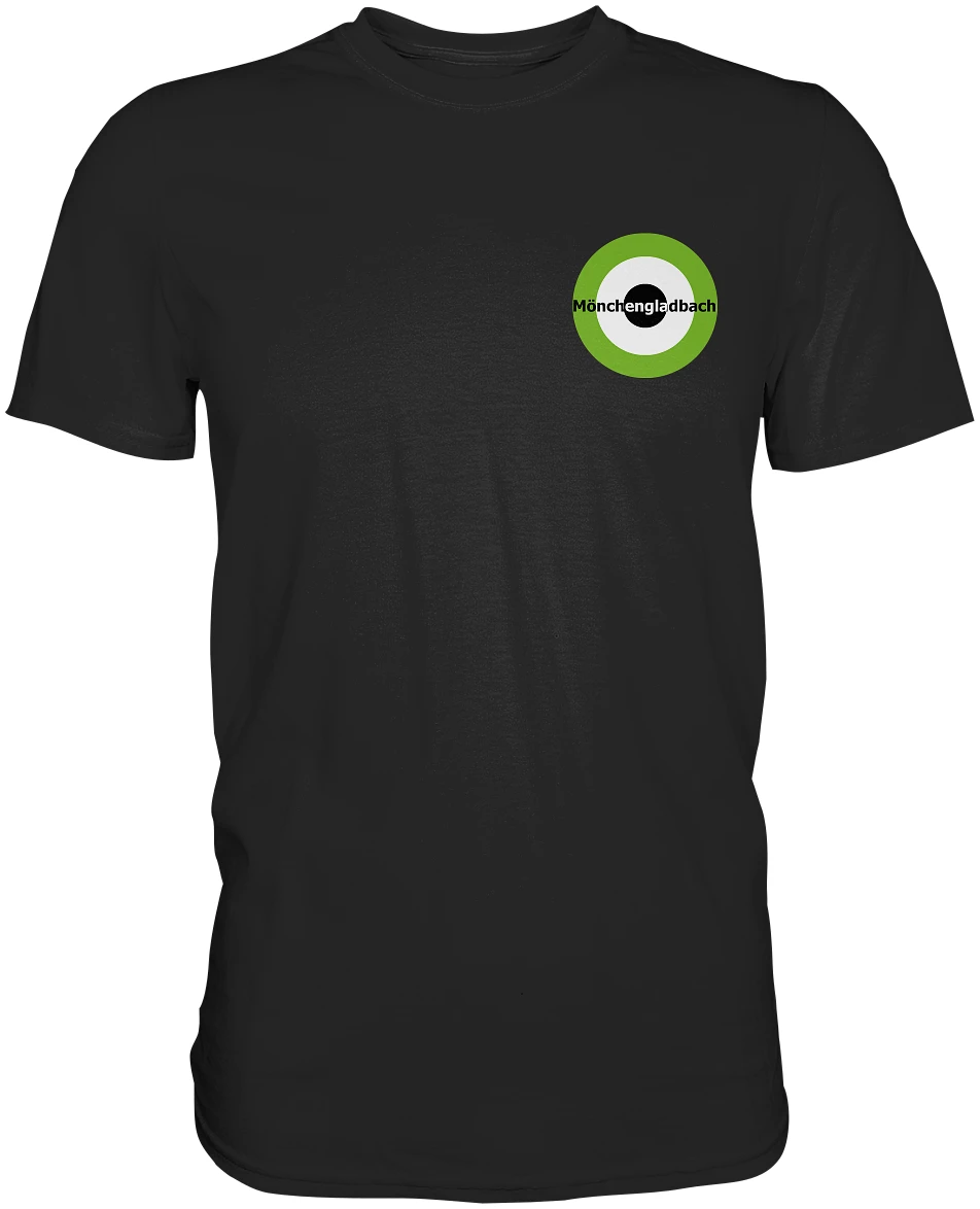 Mönchengladbach Fan-T-Shirt Kokarde klein "Mönchengladbach" - Premium Shirt Mönchengladbach Fan-T-Shirt Kokarde klein "Mönchengladbach" - Premium Shirt