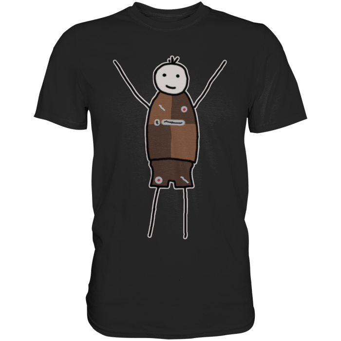 St. Pauli Fan-T-Shirt Strichmännchen - Premium Shirt