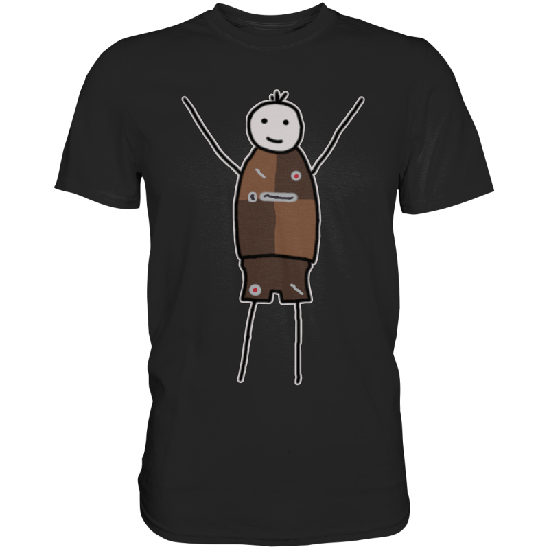 St. Pauli Fan-T-Shirt Strichmännchen - Premium Shirt