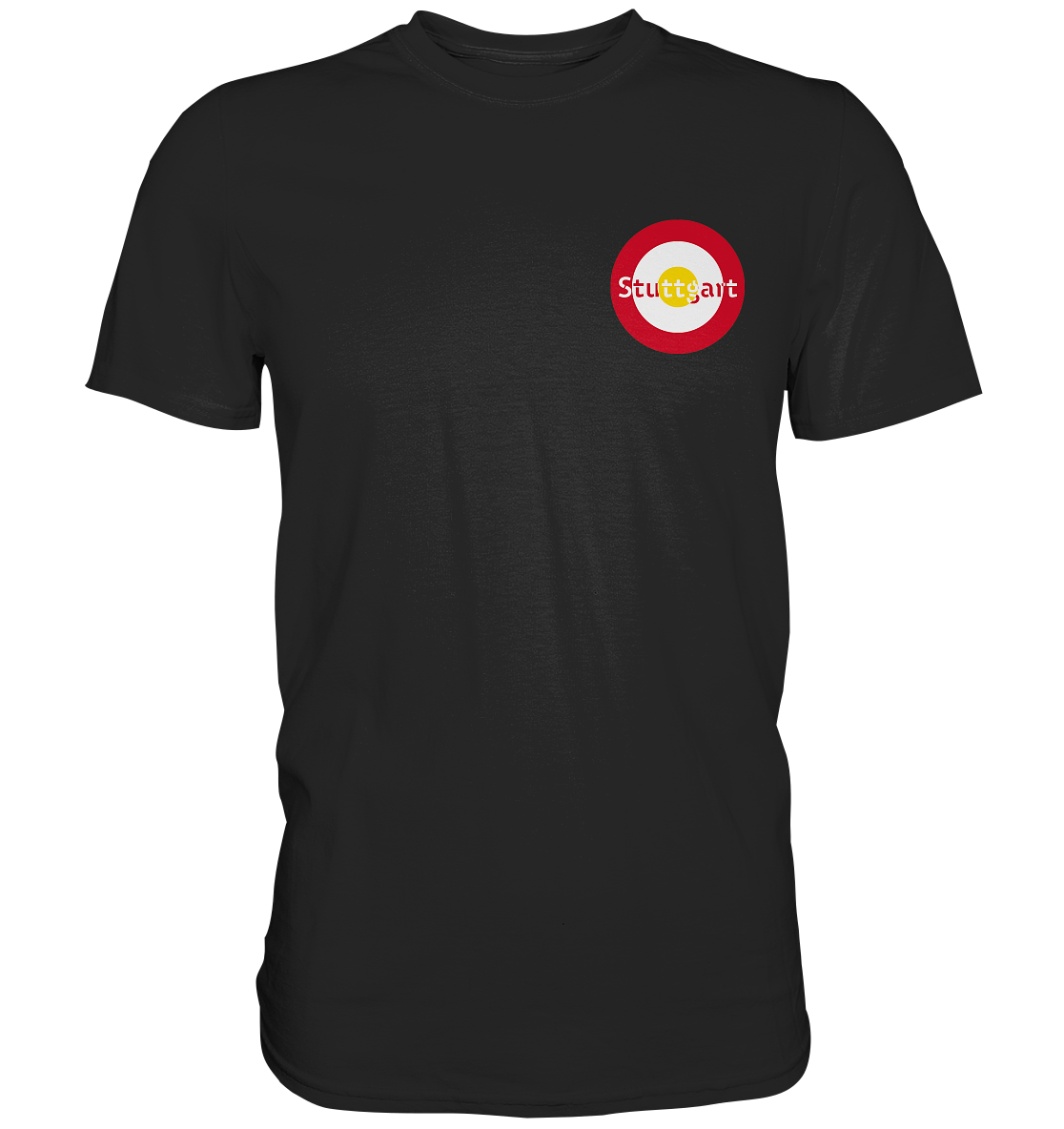 Stuttgart Fan-T-Shirt Kokarde klein "Stuttgart" - Premium Shirt Stuttgart Fan-T-Shirt Kokarde klein "Stuttgart" - Premium Shirt