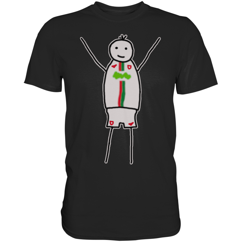 Augsburg Fan-T-Shirt Strichmännchen - Premium Shirt