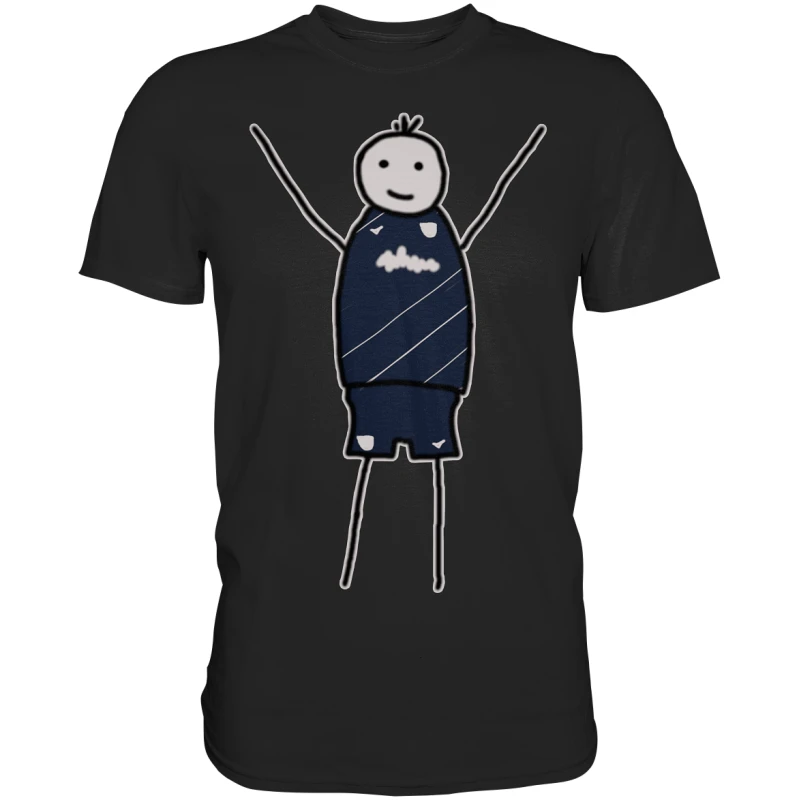 Bochum Fan T-Shirt Strichmännchen - Premium Shirt Bochum Fan T-Shirt Strichmännchen - Premium Shirt