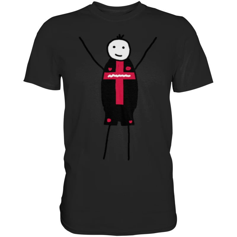 Leverkusen Fan-T-Shirt Strichmännchen - Premium Shirt