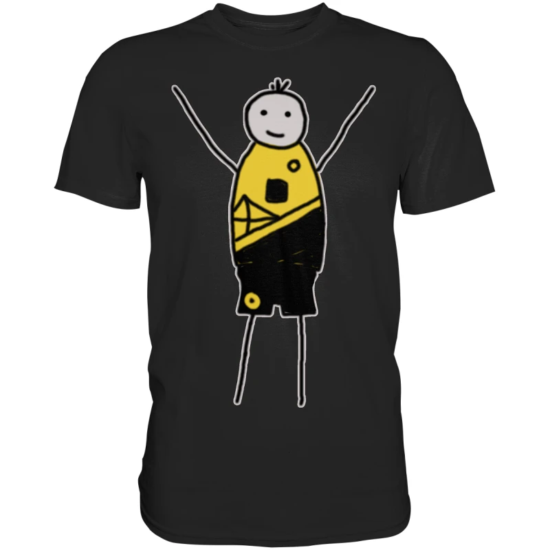 Dortmund Fan-T-Shirt Strichmännchen - Premium Shirt