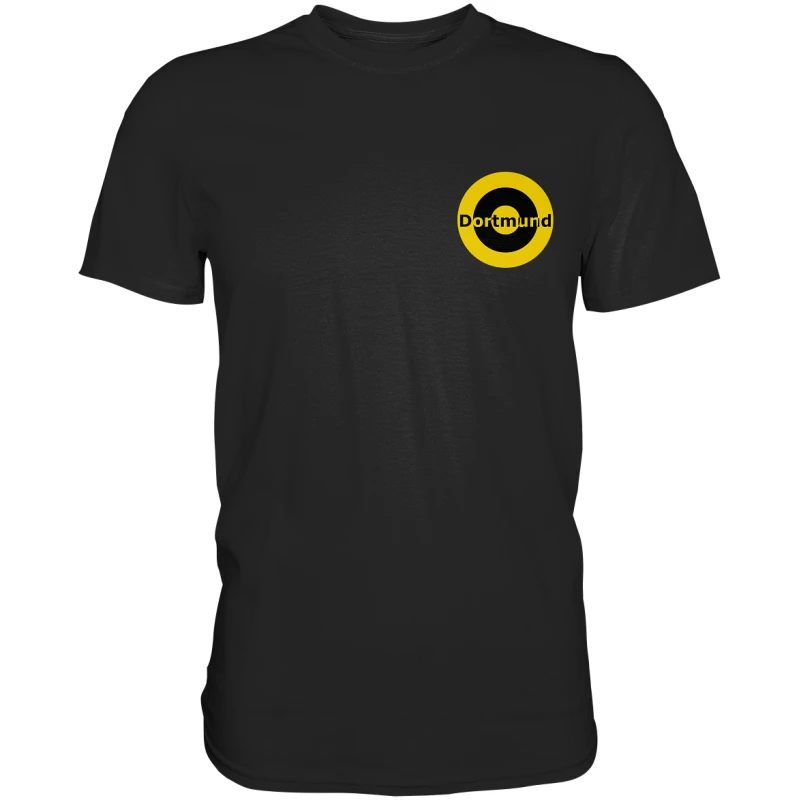 Dortmund Fan-T-Shirt Kokarde klein "Dortmund" - Premium Shirt